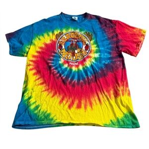 GRATEFUL (Dead) MOOSE MAINE (XL) ColorTone Tie-Dye Tee Shirt